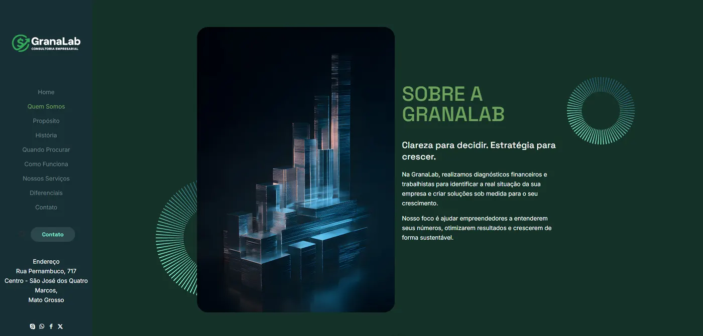 Captura do site GranaLab