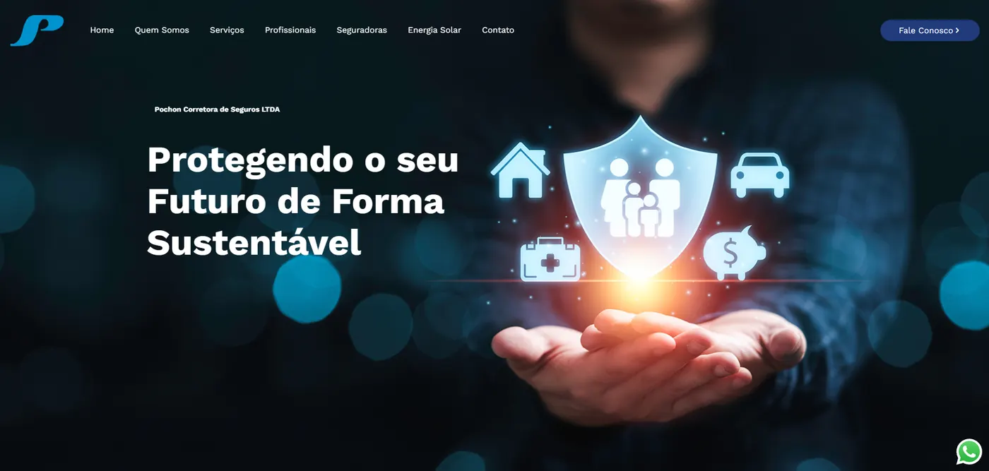 Captura do site Pochon